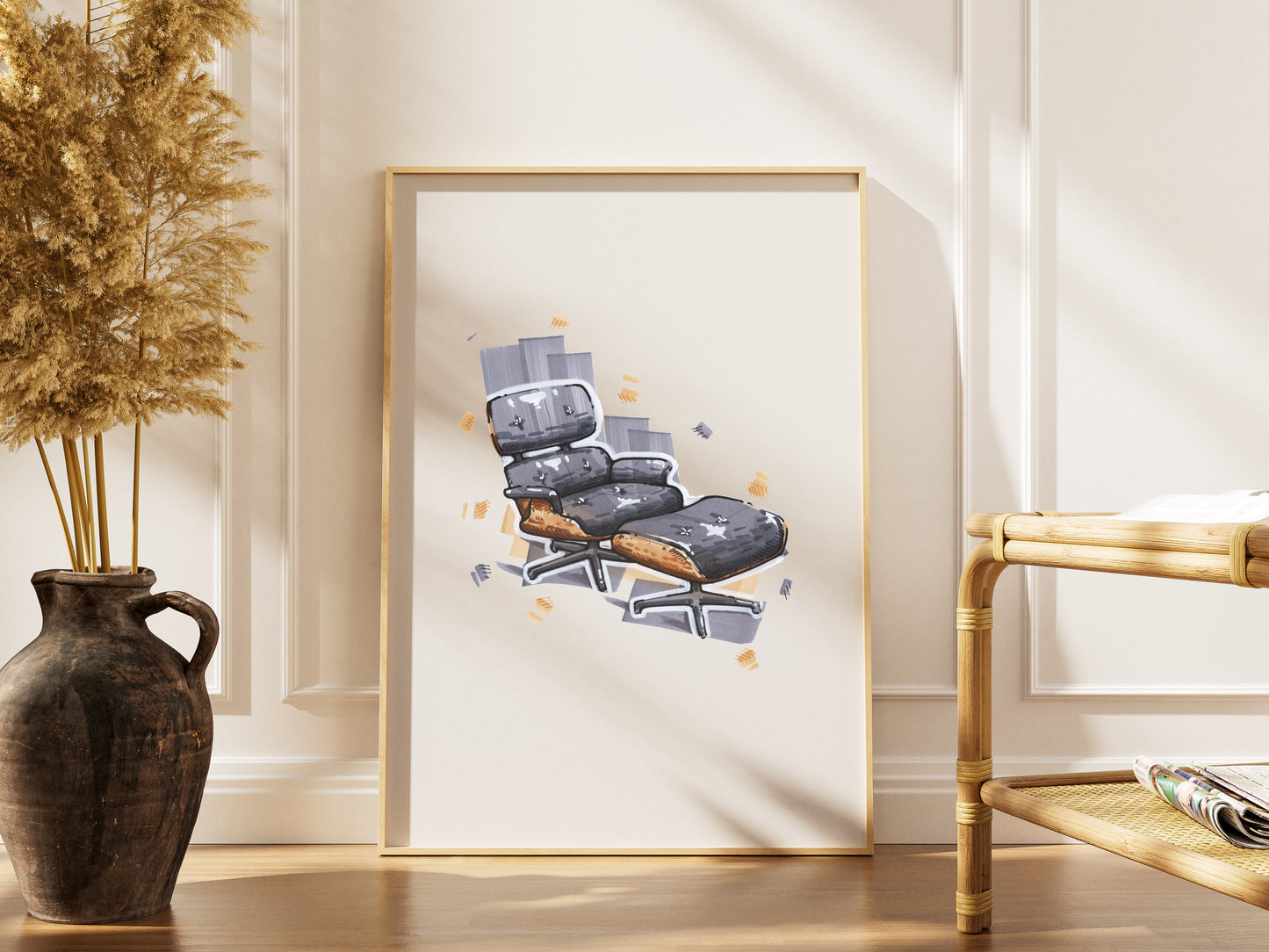 Lounge Chair Art Print