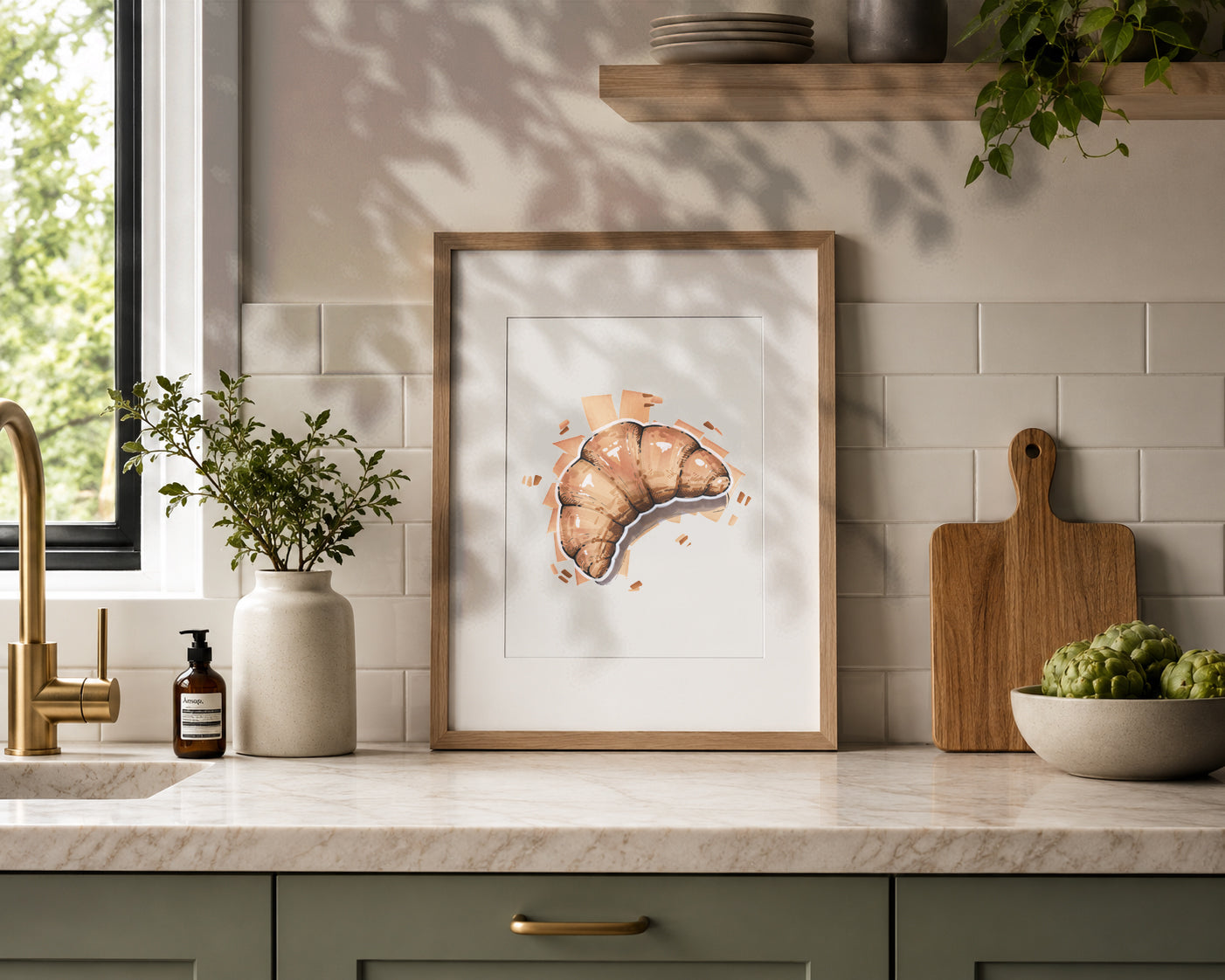 Croissant Art Print