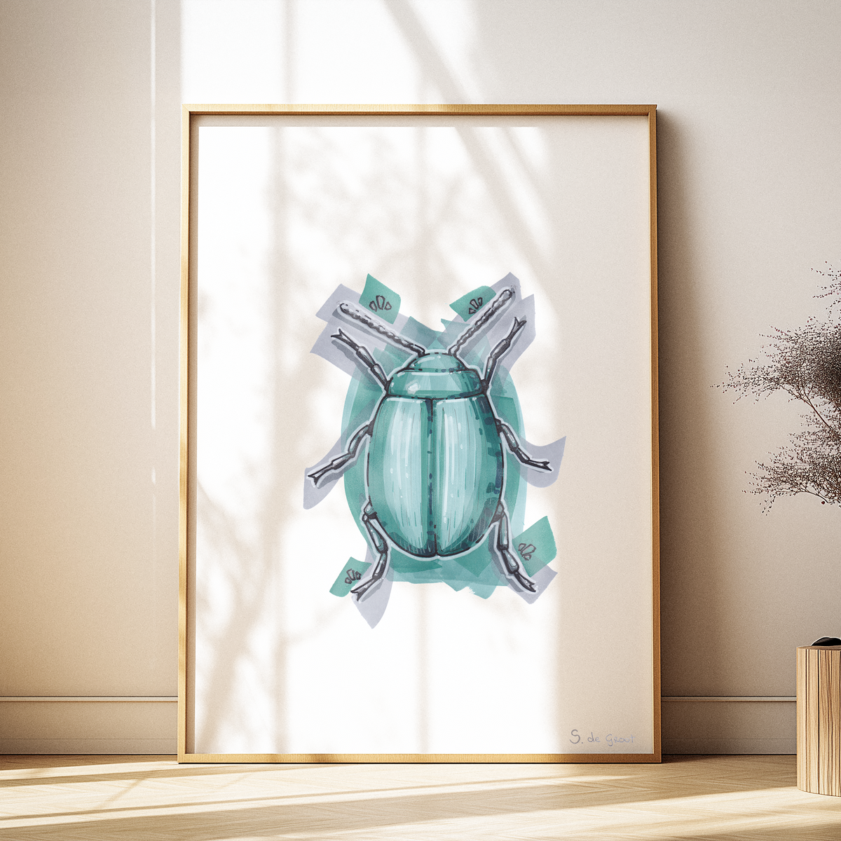 Jewel Beetle Art Print