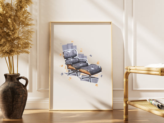 Lounge Chair Art Print