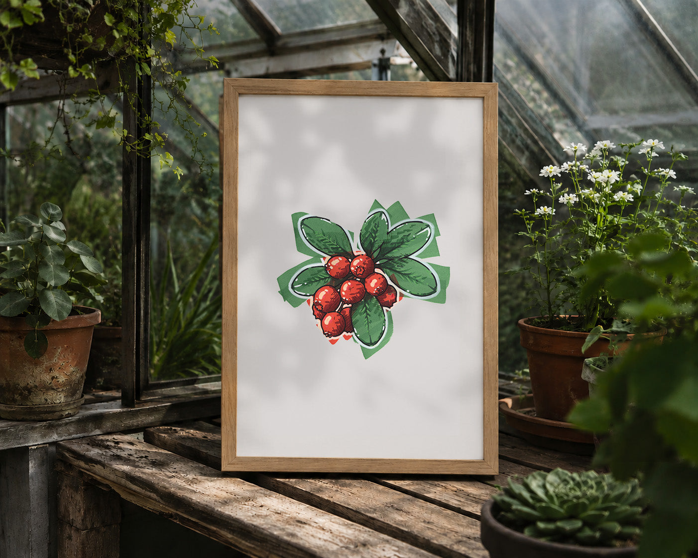 Red Berries Art Print