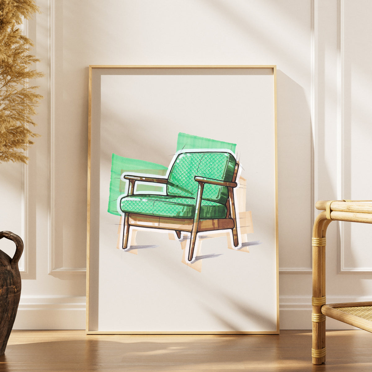 Lounge chair Art Print