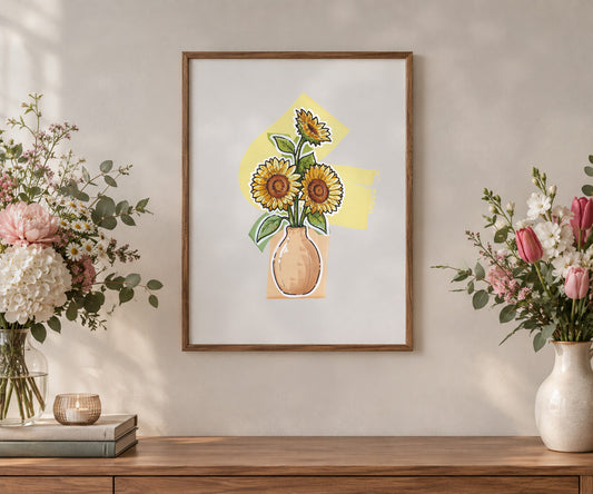 Sunflowers Art Print